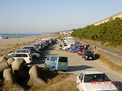 白須賀海岸駐車場