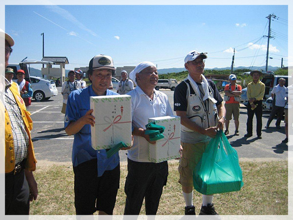 大阪協会クラブ混合キス釣り大会の団体戦で４位でした。