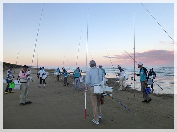 2014年9月13日（土）～14（日）2014 能登釣り旅行。日本海は、少し肌寒いが、長袖がちょうどよく清々しささえ感じた。