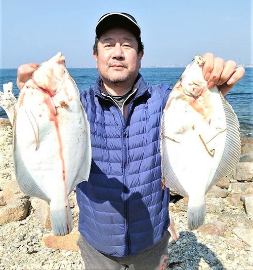 【週間投げ釣り情報】淡路市・松帆の浦でマコガレイ40センチ