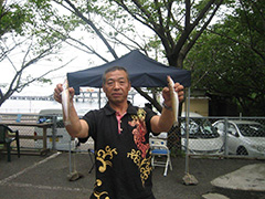 北川さんが釣り上げた、キス20センチと25.1センチ。