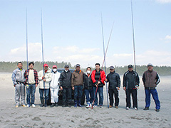 2012年4月1日福田海岸でダイワ投げ試投会が開催されました。