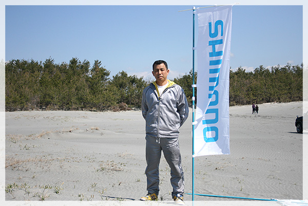 2012年4月8日福田海岸でシマノ投げ試投会が開催されました。