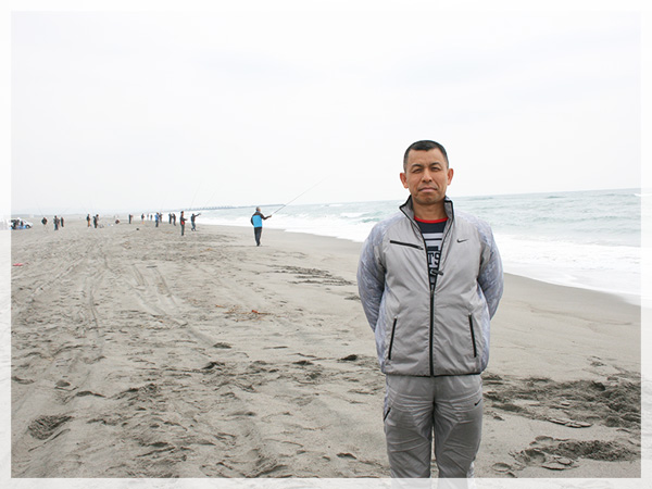 2013年3月31日（日曜日）遠州灘は福田海岸にてダイワさん投げ試投会が行われました。