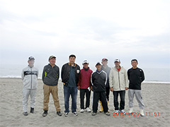 2015年3月29日遠州灘は福田海岸にて開催されたダイワさんの投げ試投会です。