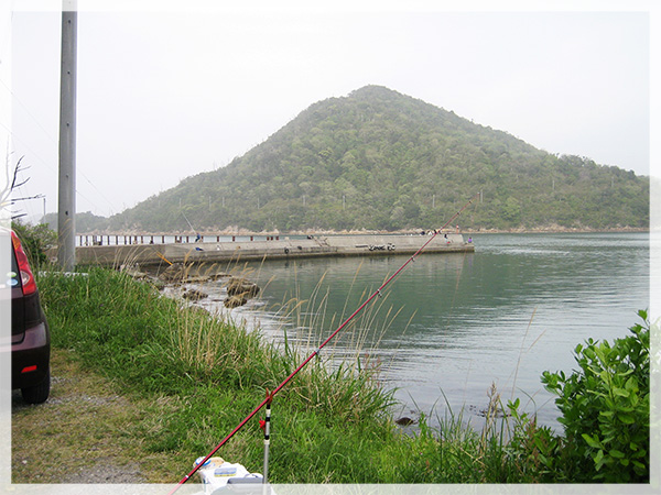 山口県江崎のキス釣りでは有名な波止。