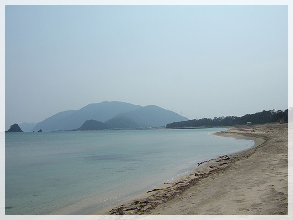 京都府にお住まいのSundowner Compe・II様、日本海・「高浜（たかはま）/突堤から右側（和田浜）」にて