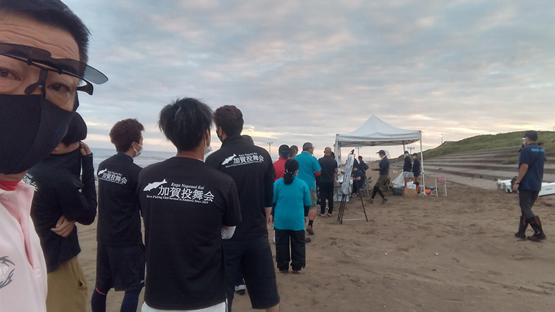9月4日 報知キス釣り選手権　決勝大会で徳島県北の脇海岸に釣行しましたっの巻